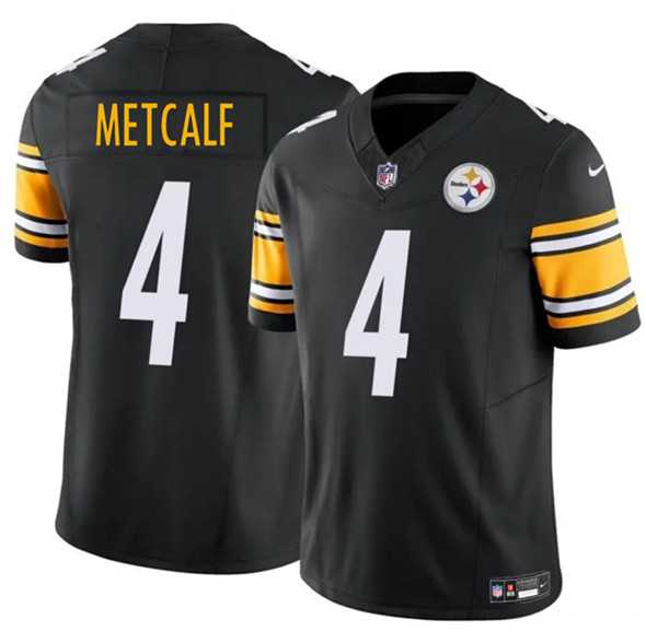 Men & Women & Youth Pittsburgh Steelers #4 DK Metcalf Black 2024 F.U.S.E. Vapor Untouchable Limited Stitched Jersey->seattle seahawks->NFL Jersey